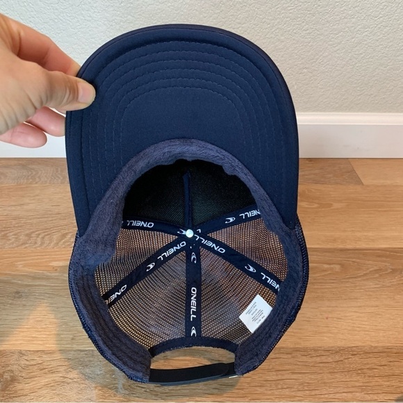O'neill Beach Squad Blue Mesh Snapback Trucker Hat - Picture 7 of 11